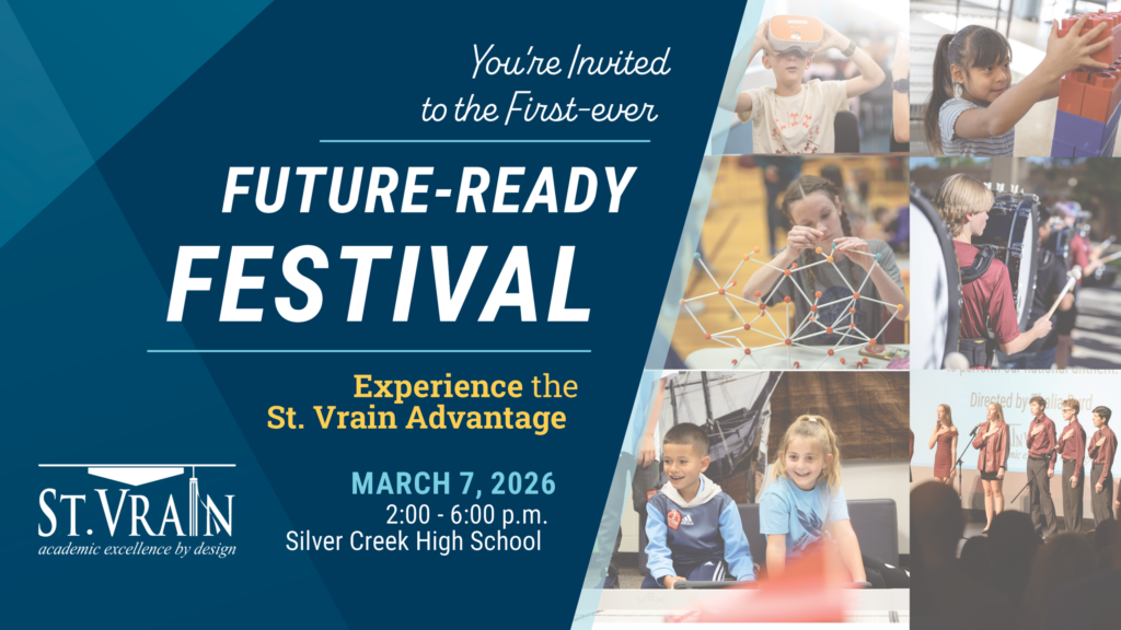 Invitation to the Future-Ready Festival on March 7, 2026, from 2-6 PM at Silver Creek High School.